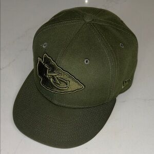 New Era Dark Green Kansas City Chief Embroidered Logo Like New Without Tag 7-3/8